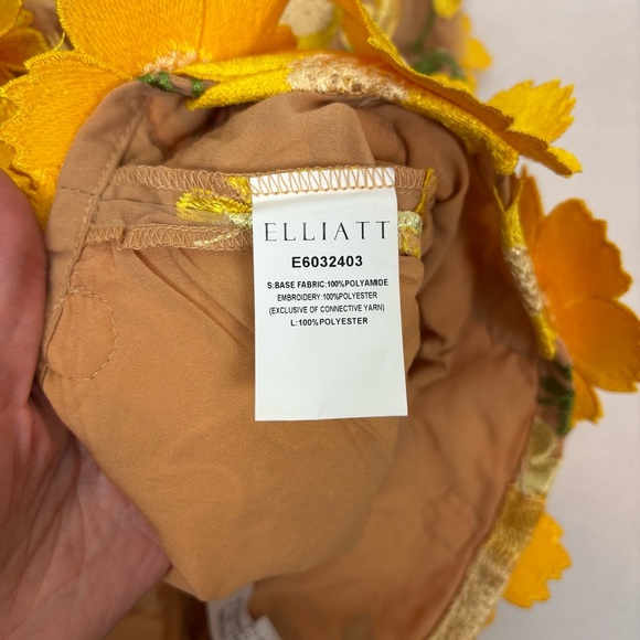 ELLIATT New Age Dress in Yellow Multi Size M - Picture 8 of 11